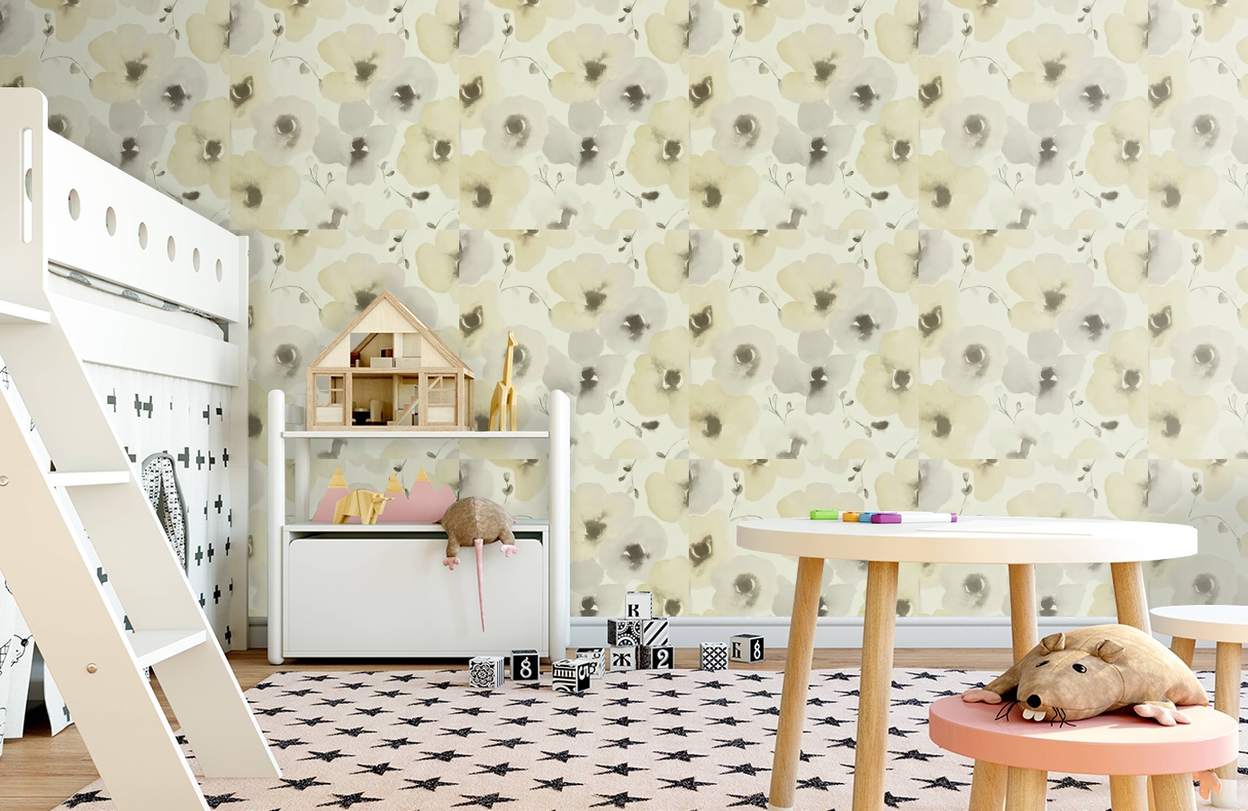 Обои DCFL211657 фото в интерьере детская