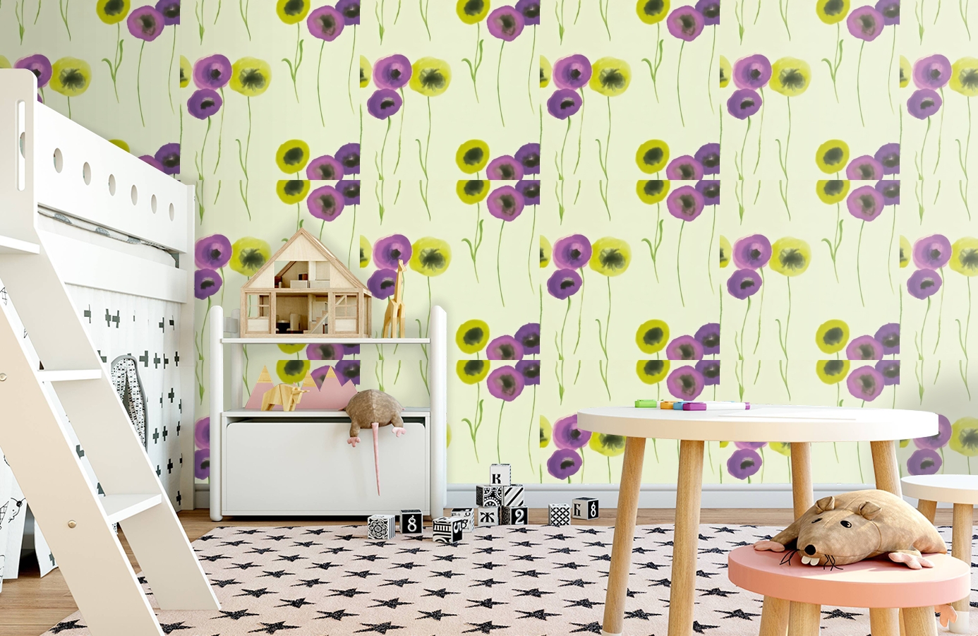 Обои DCFL211665 фото в интерьере детская