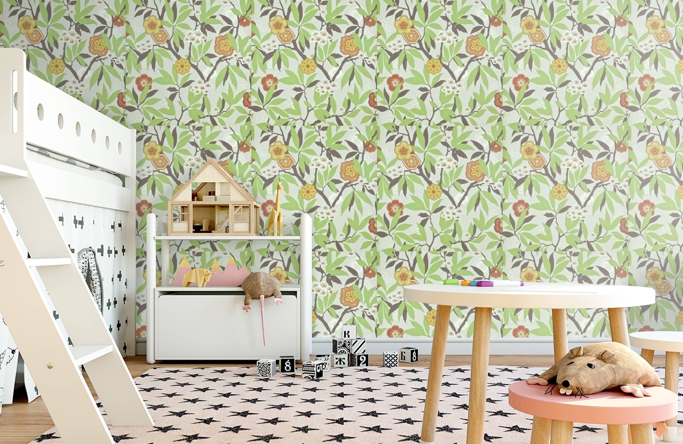 Обои DVIWPR104 фото в интерьере детская