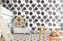 Обои T35112 фото в интерьере детская превью