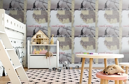 Обои W15.0024.W01 WAKA W-01 фото в интерьере детская превью