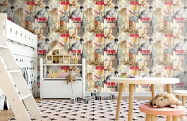 Обои W15 0042 W01 фото в интерьере детская превью