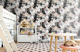 Обои W15 0055 W01 фото в интерьере детская превью