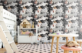 Обои W15 0059 W01 фото в интерьере детская превью