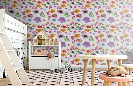 Обои W16.0013.W01 LINA W-01 фото в интерьере детская превью
