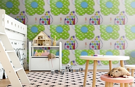 Обои W16.0016.W01 LAIA W-01 фото в интерьере детская превью