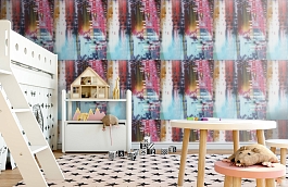 Обои W25.0001.W01 STAMPS W-01 фото в интерьере детская превью