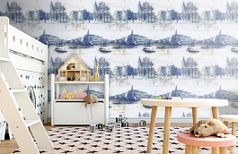 Обои W73 0011 W03 фото в интерьере детская превью