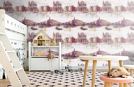 Обои W73 0011 W07 фото в интерьере детская превью