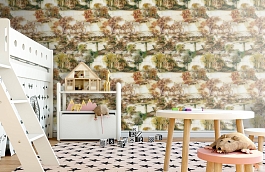 Обои W73 0012 W01 фото в интерьере детская превью