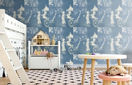 Обои W75.0002.A30 IZA W-30 фото в интерьере детская превью