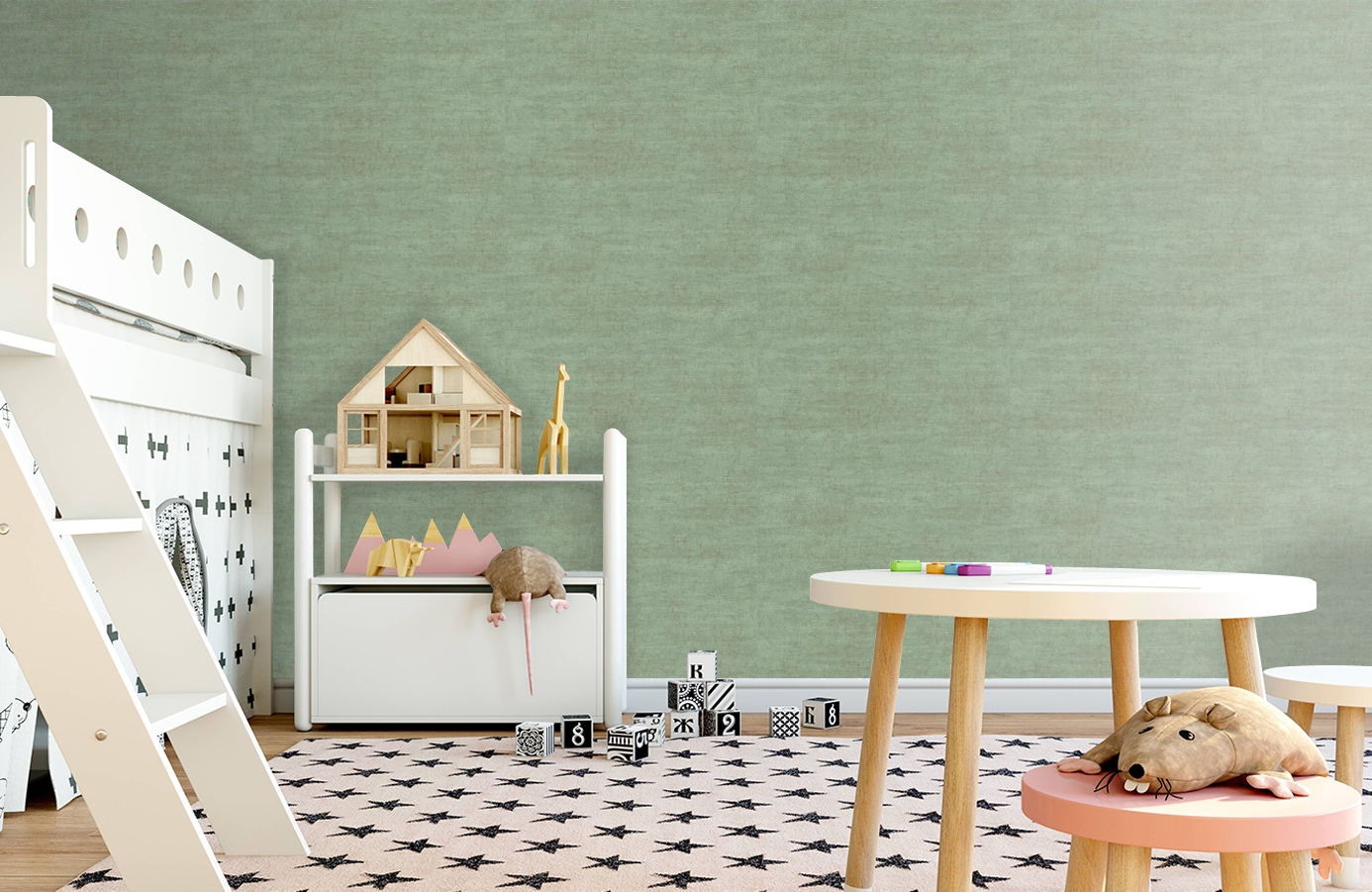 Обои EW6723 фото в интерьере детская