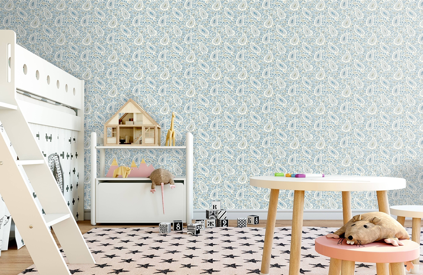 Обои GP5952 фото в интерьере детская