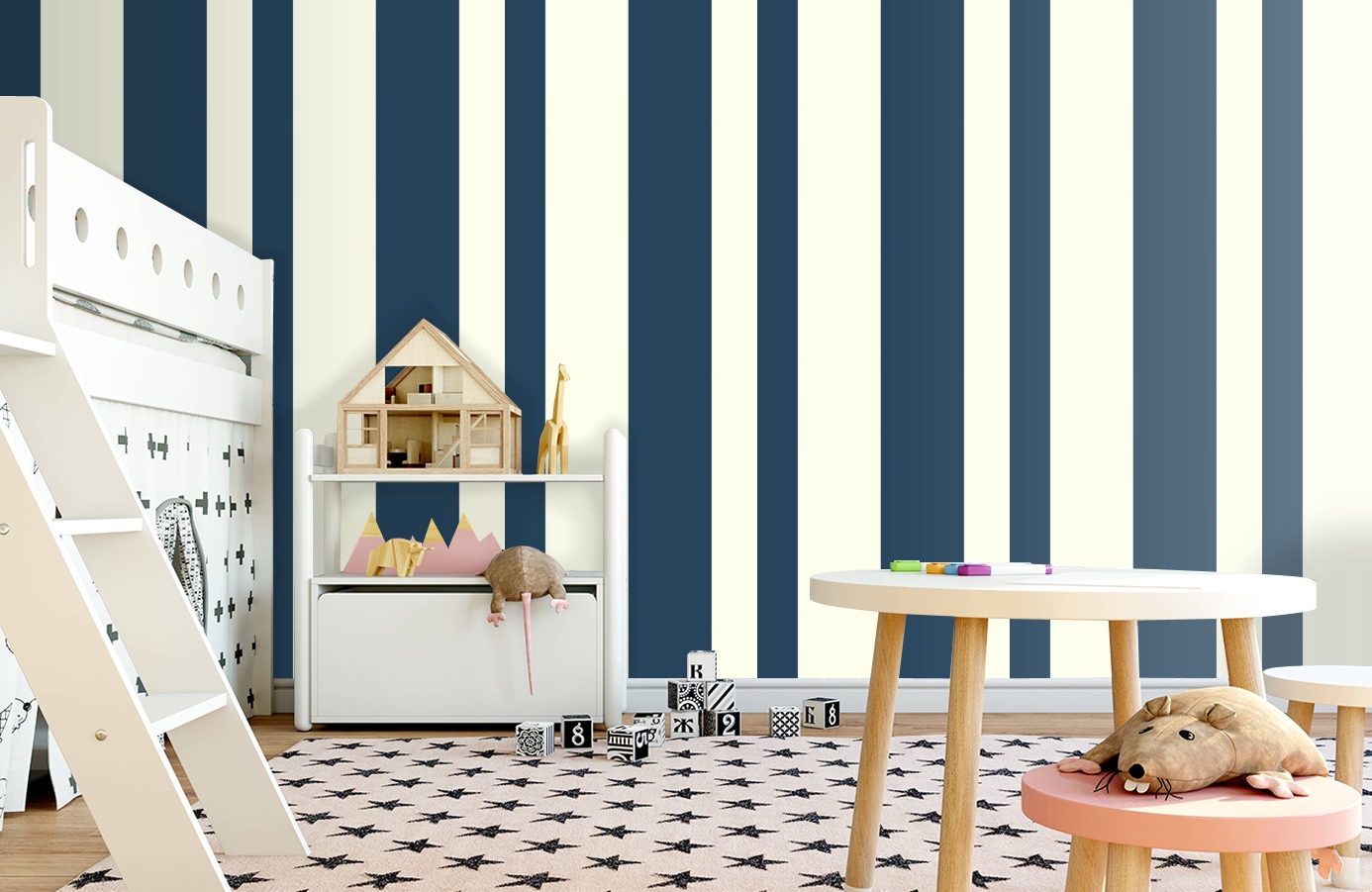Обои SV2612 фото в интерьере детская