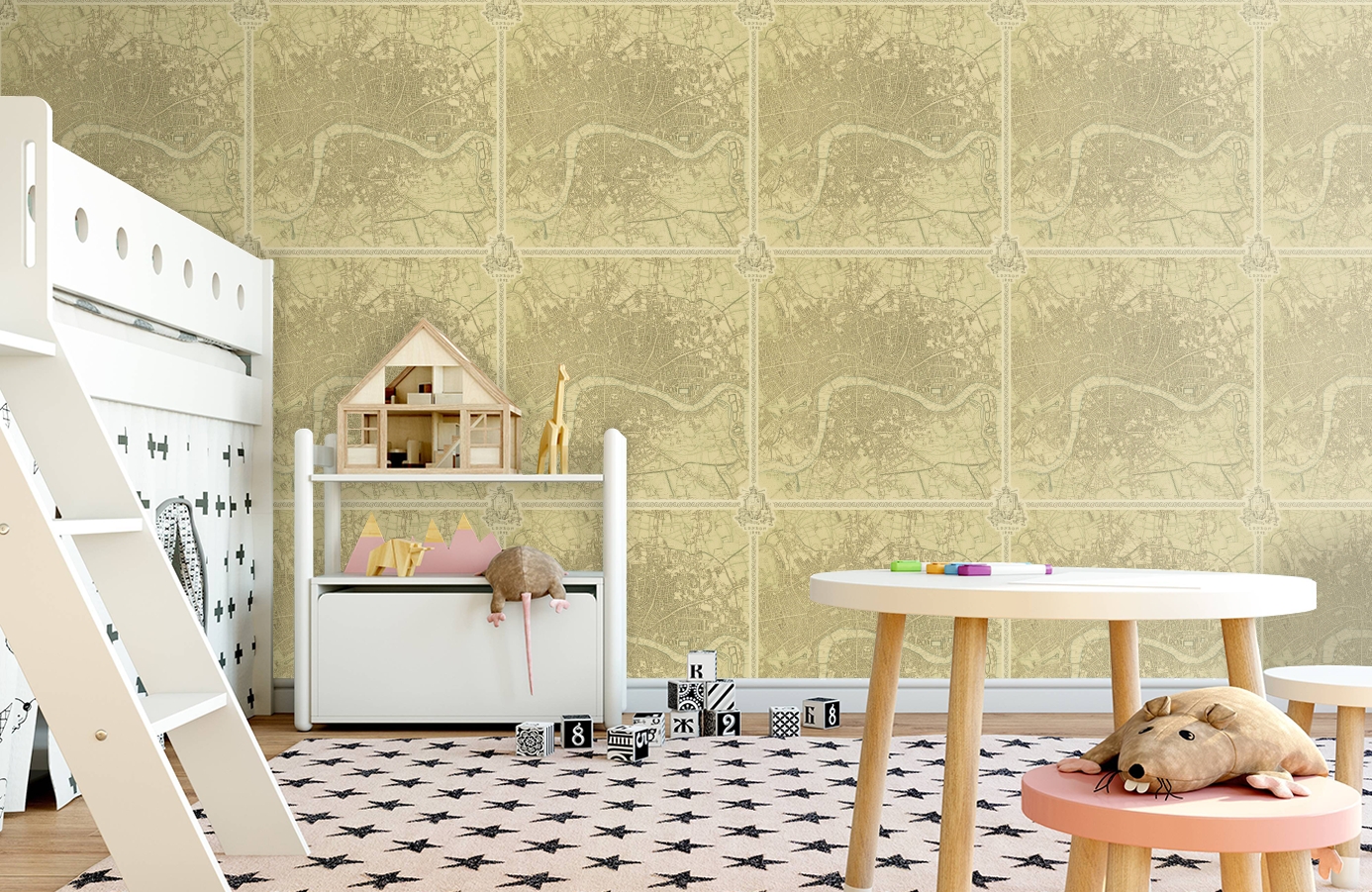 Обои ZINW310077 фото в интерьере детская