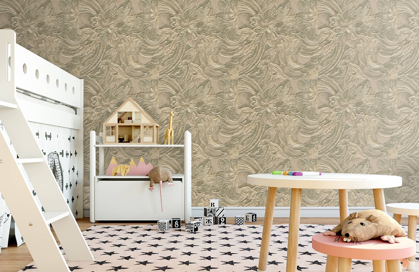 Обои 56869 фото в интерьере детская