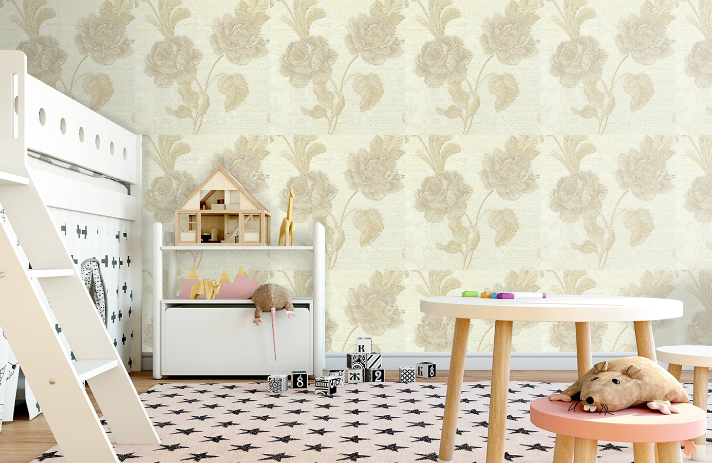 Обои 56908 фото в интерьере детская