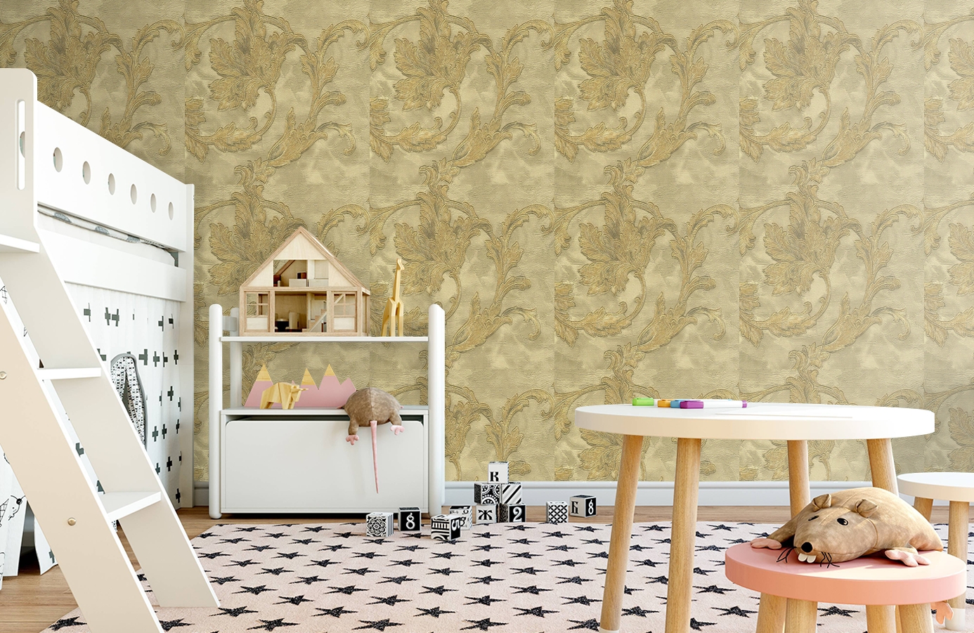 Обои 56919 фото в интерьере детская