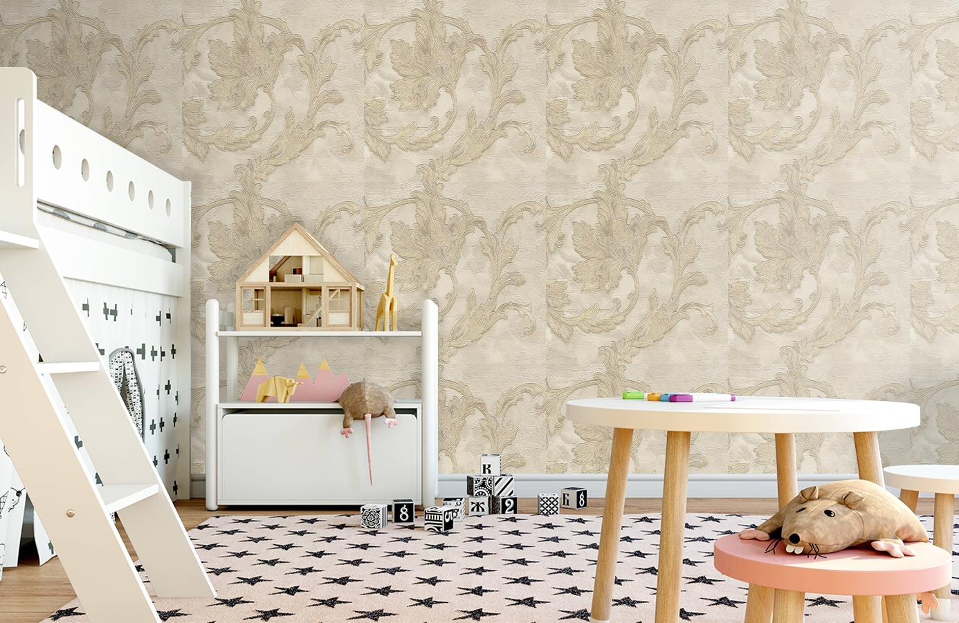 Обои 56925 фото в интерьере детская