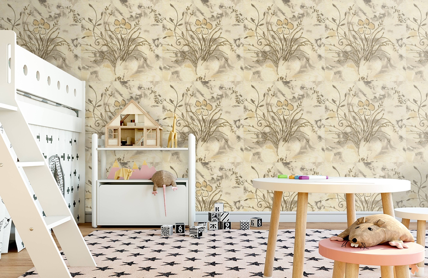 Обои 56947 фото в интерьере детская