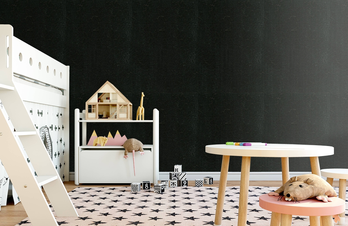 Обои 16020 фото в интерьере детская