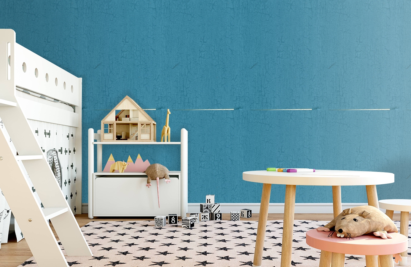 Обои 16026 фото в интерьере детская