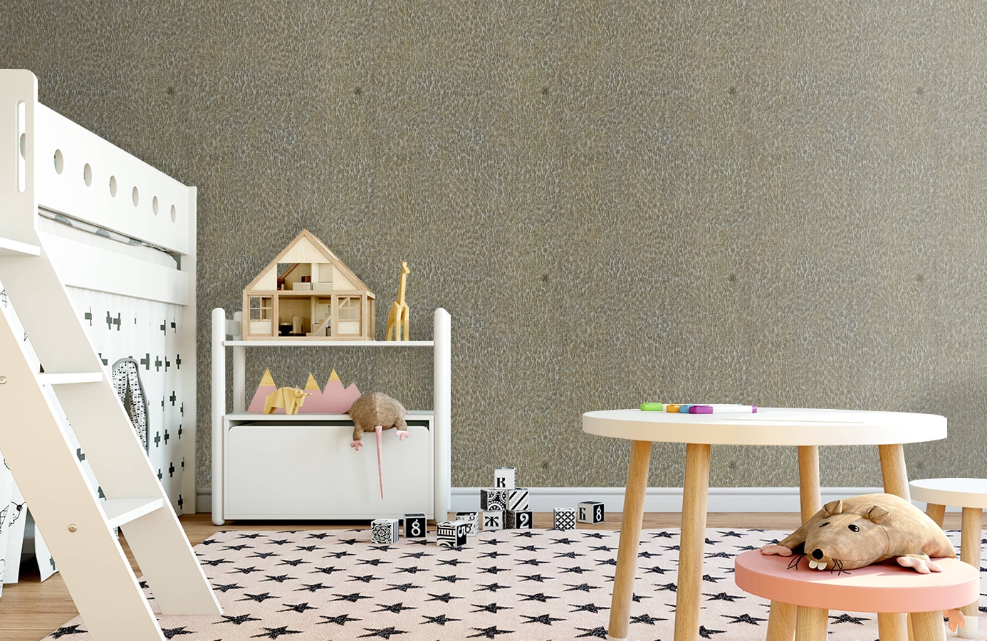 Обои 17086 фото в интерьере детская