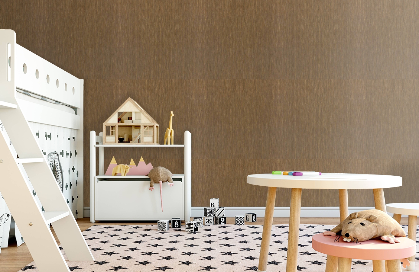 Обои 275020 фото в интерьере детская