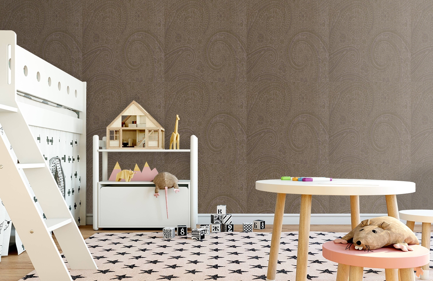 Обои 275025 фото в интерьере детская