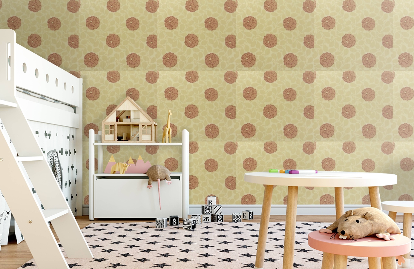 Обои 9700M1 фото в интерьере детская
