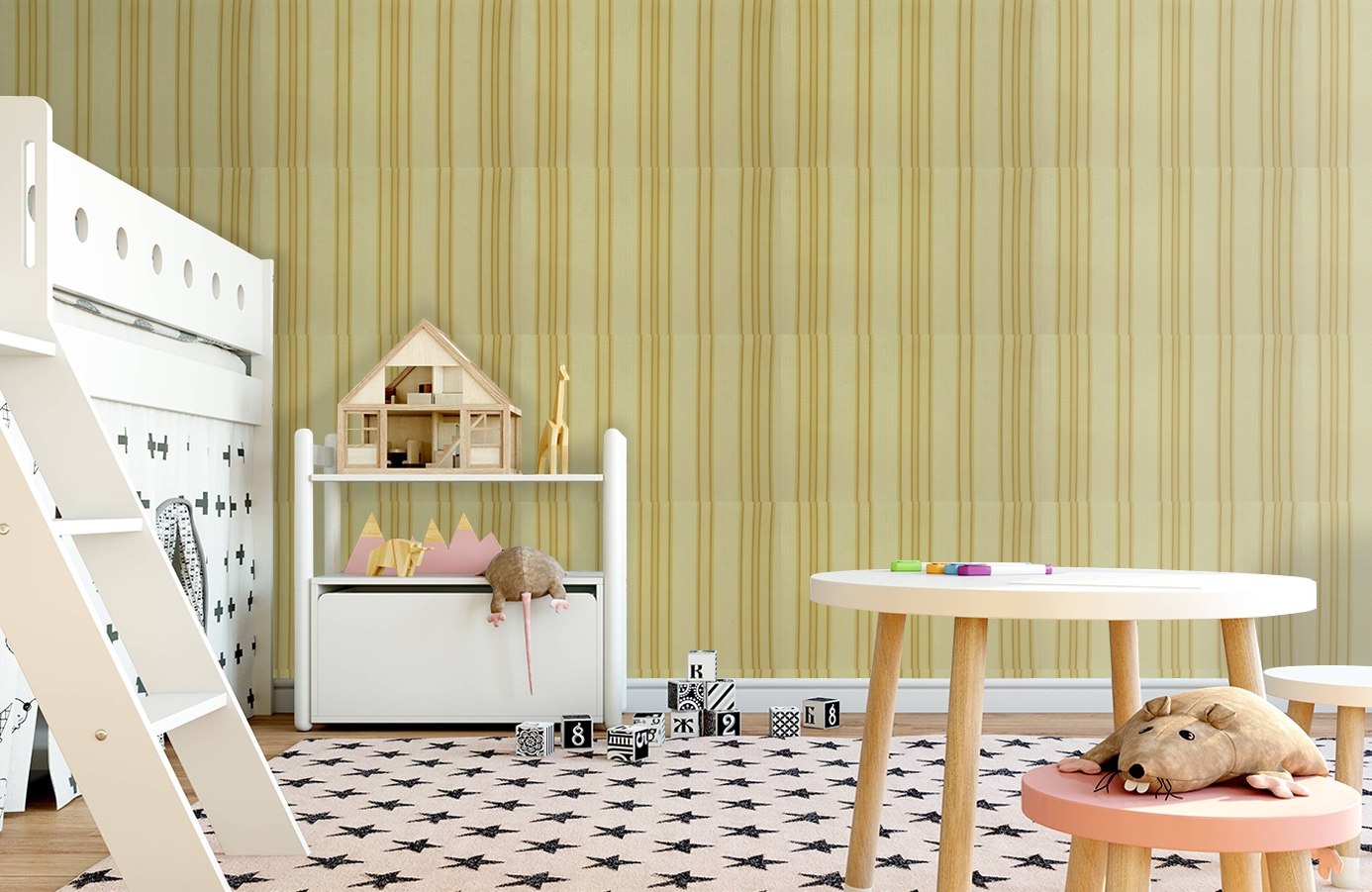 Обои 9710Y1 фото в интерьере детская