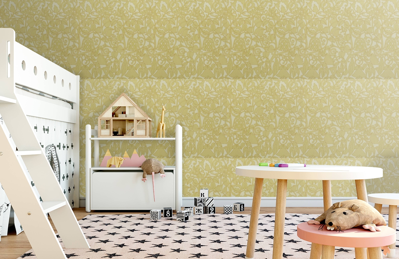 Обои 9730Y1 фото в интерьере детская