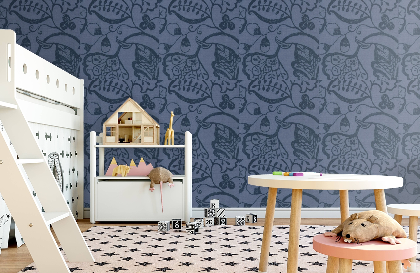 Обои 17740 фото в интерьере детская