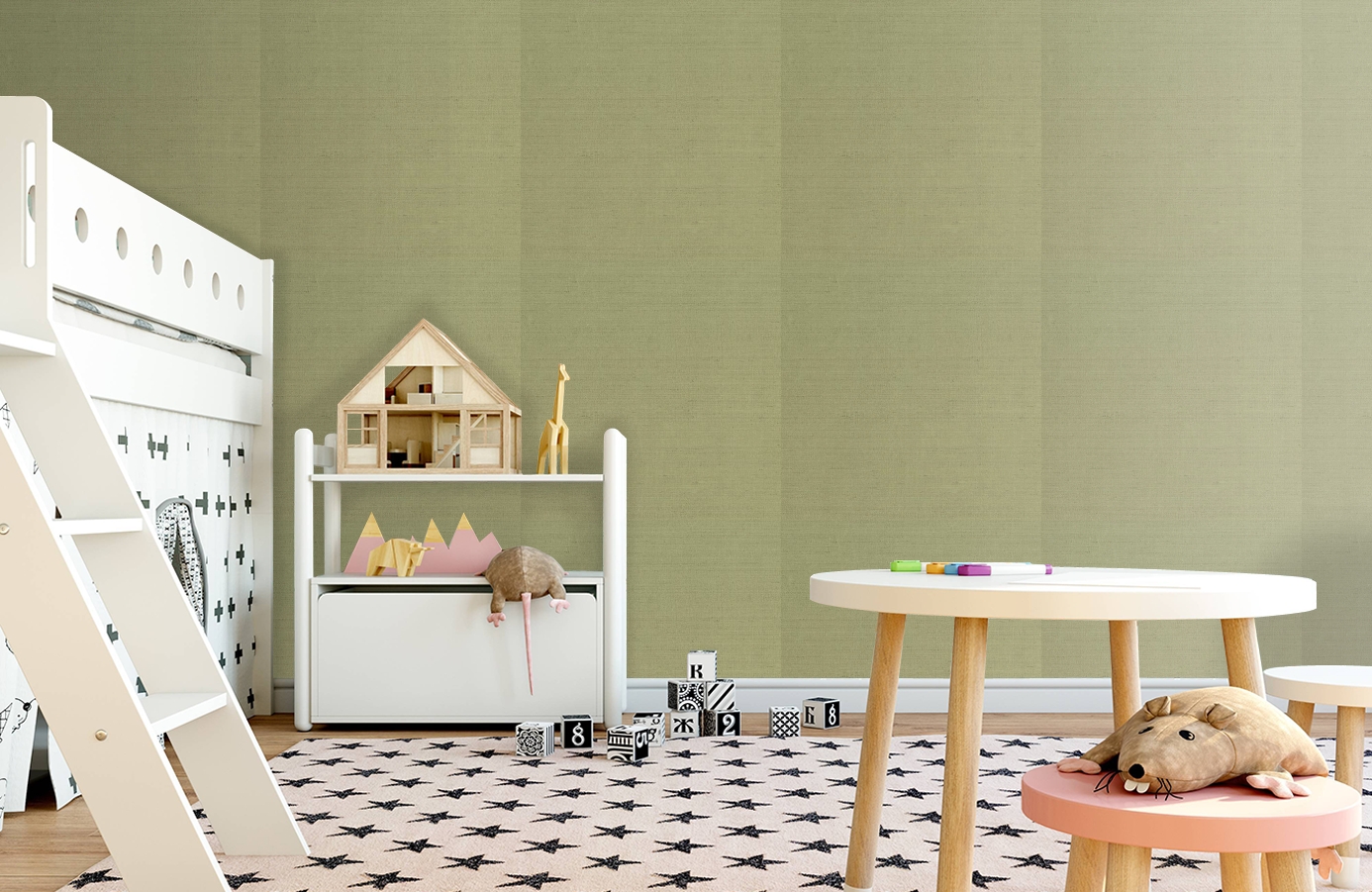 Обои 17765 фото в интерьере детская