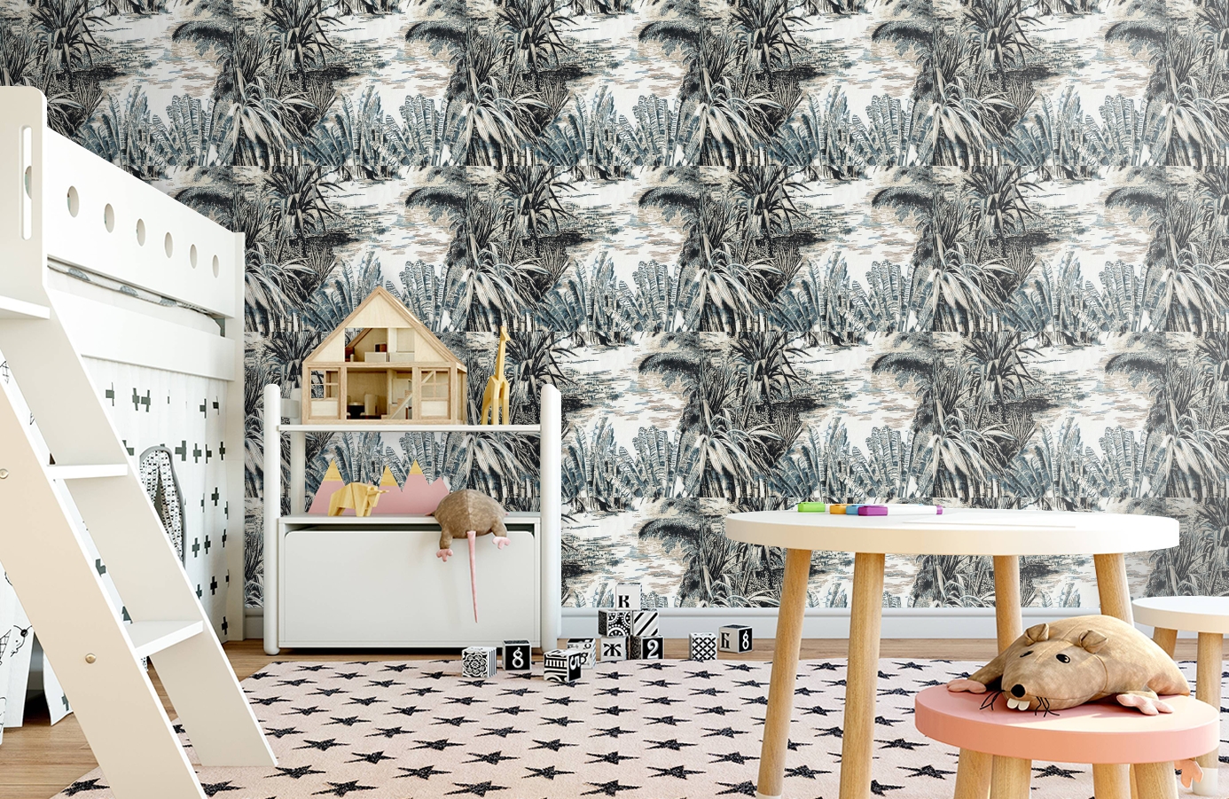 Обои 22100 фото в интерьере детская