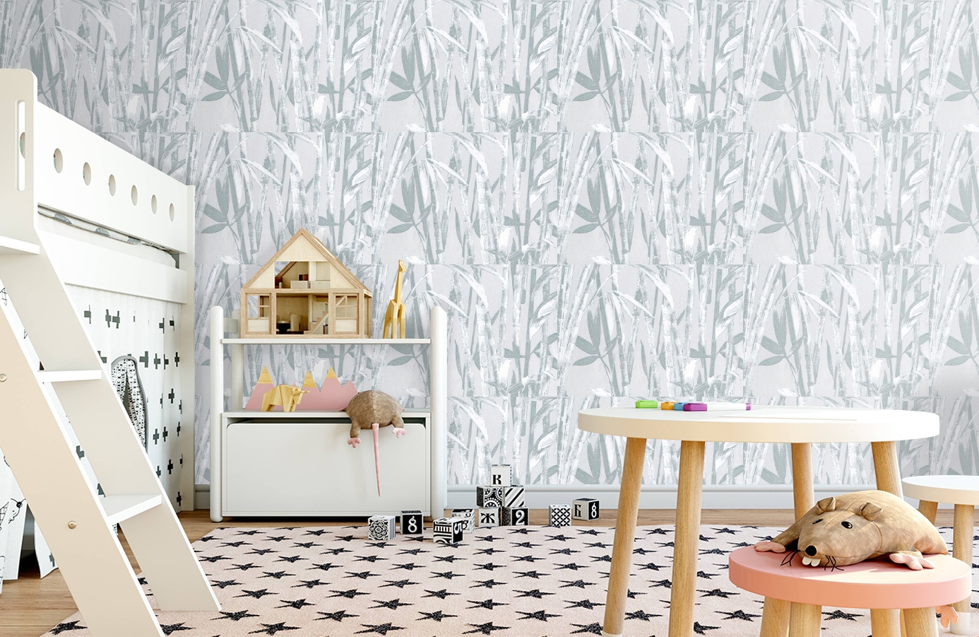 Обои 22123 фото в интерьере детская