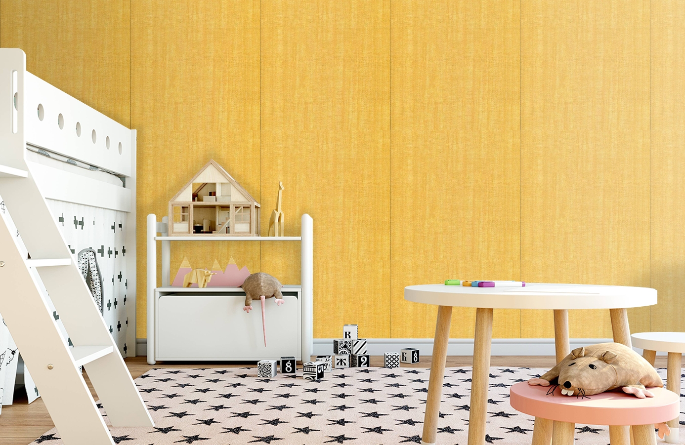 Обои 72400595 фото в интерьере детская