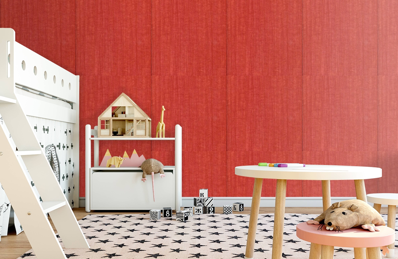 Обои 72400699 фото в интерьере детская