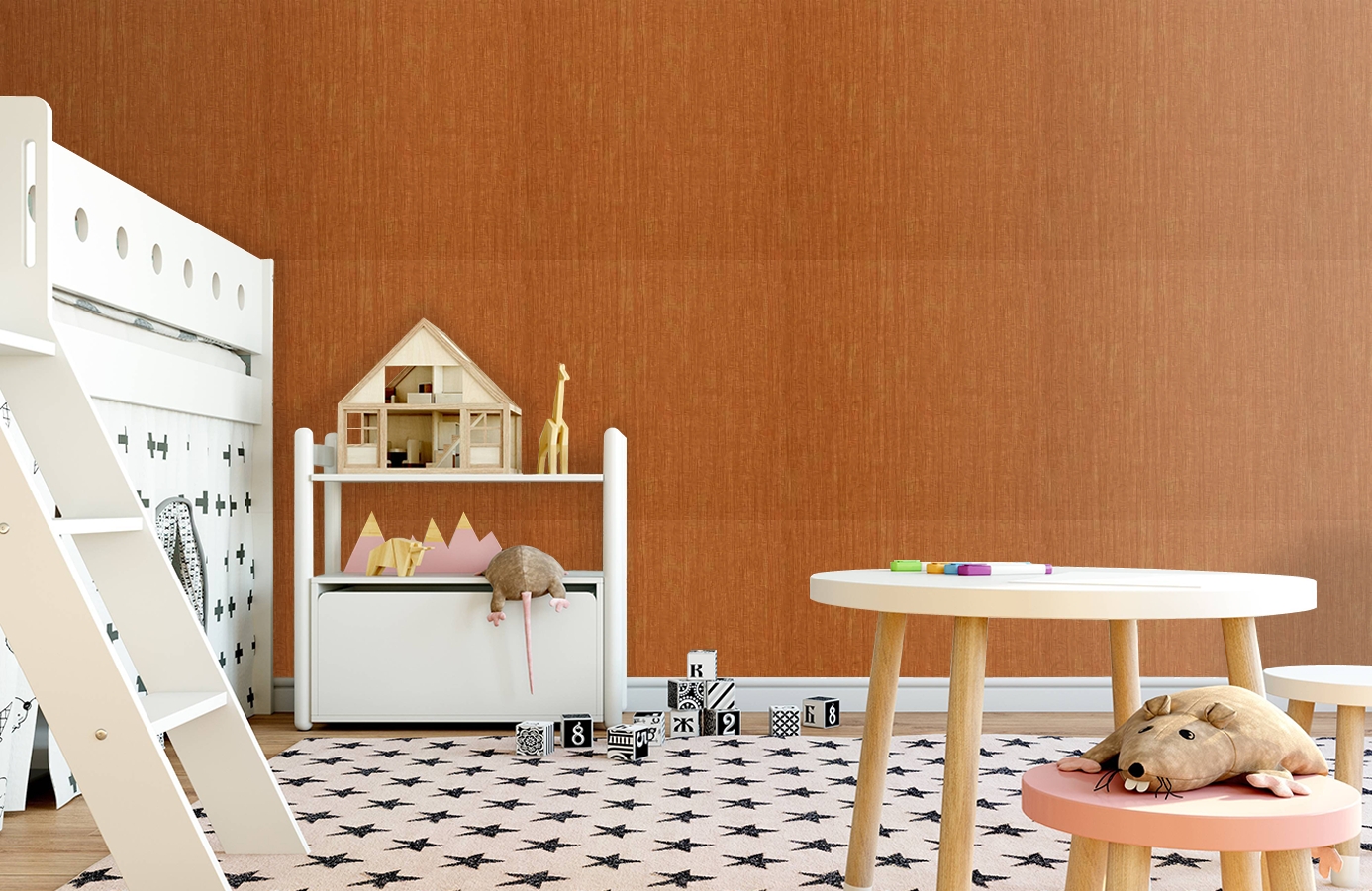 Обои 72400797 фото в интерьере детская