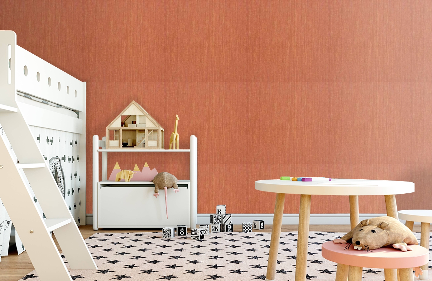 Обои 72401402 фото в интерьере детская