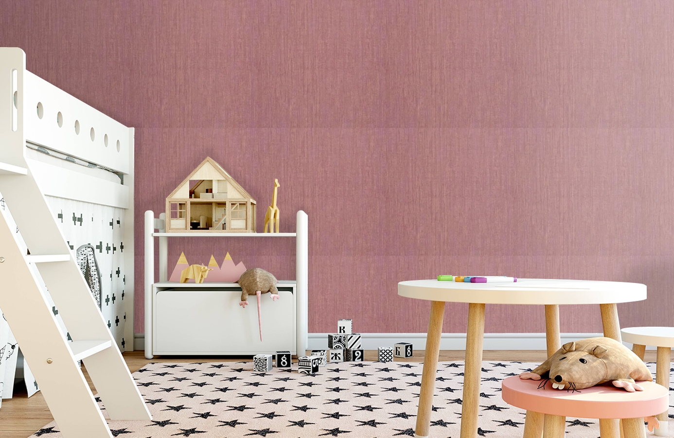 Обои 72401753 фото в интерьере детская