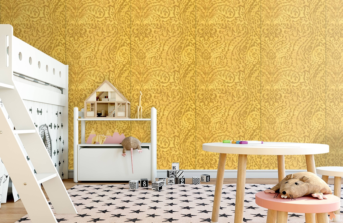 Обои 72410232 фото в интерьере детская