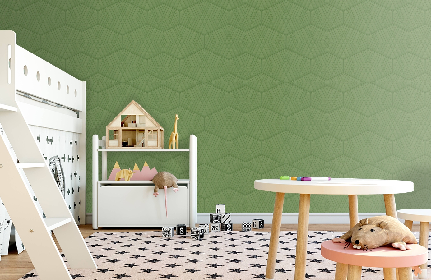 Обои Z90000 фото в интерьере детская