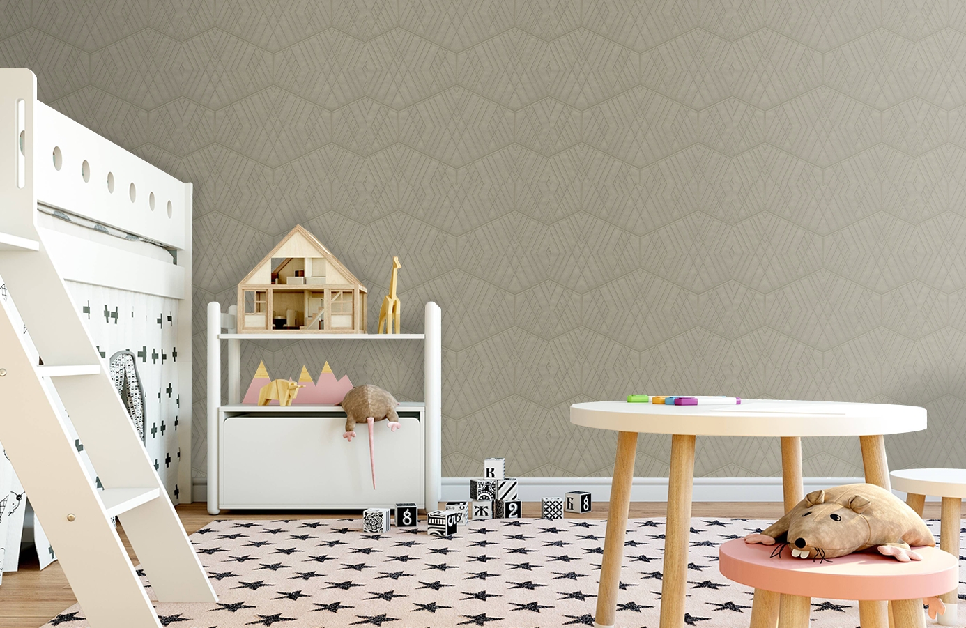 Обои Z90007 фото в интерьере детская