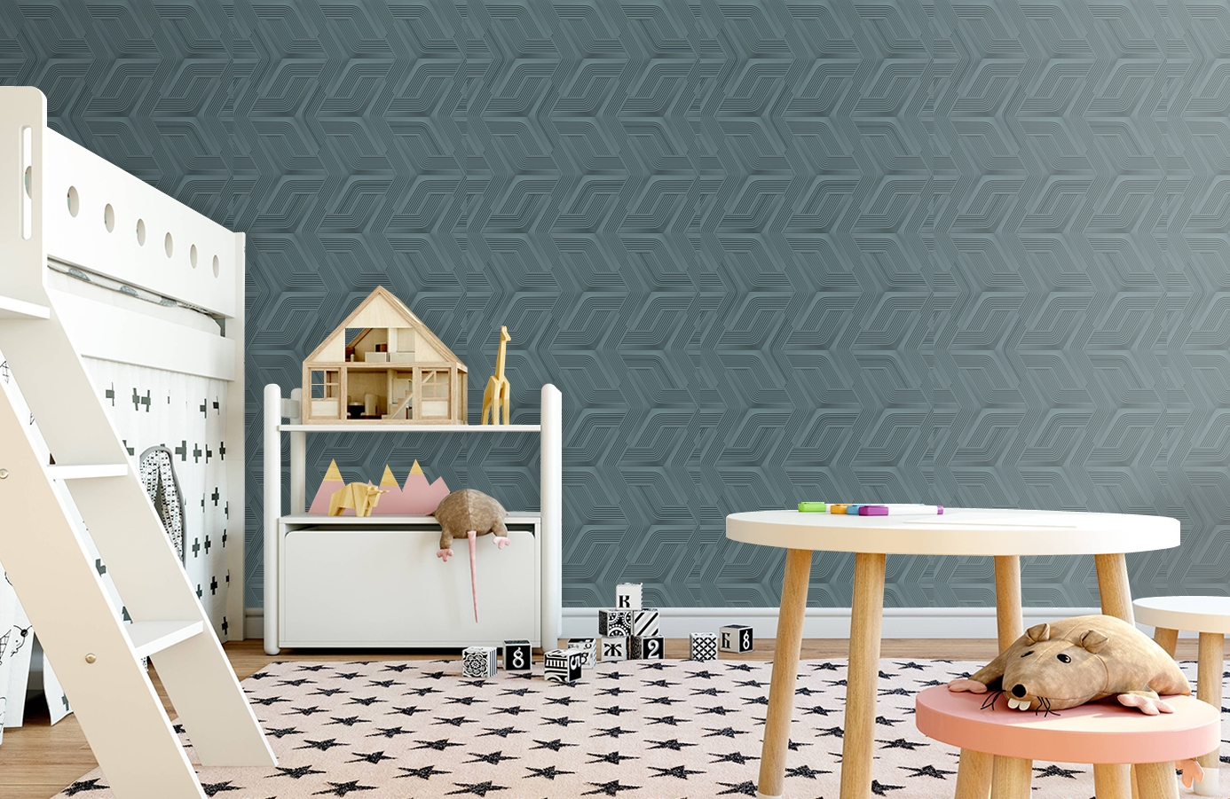 Обои Z12809 фото в интерьере детская
