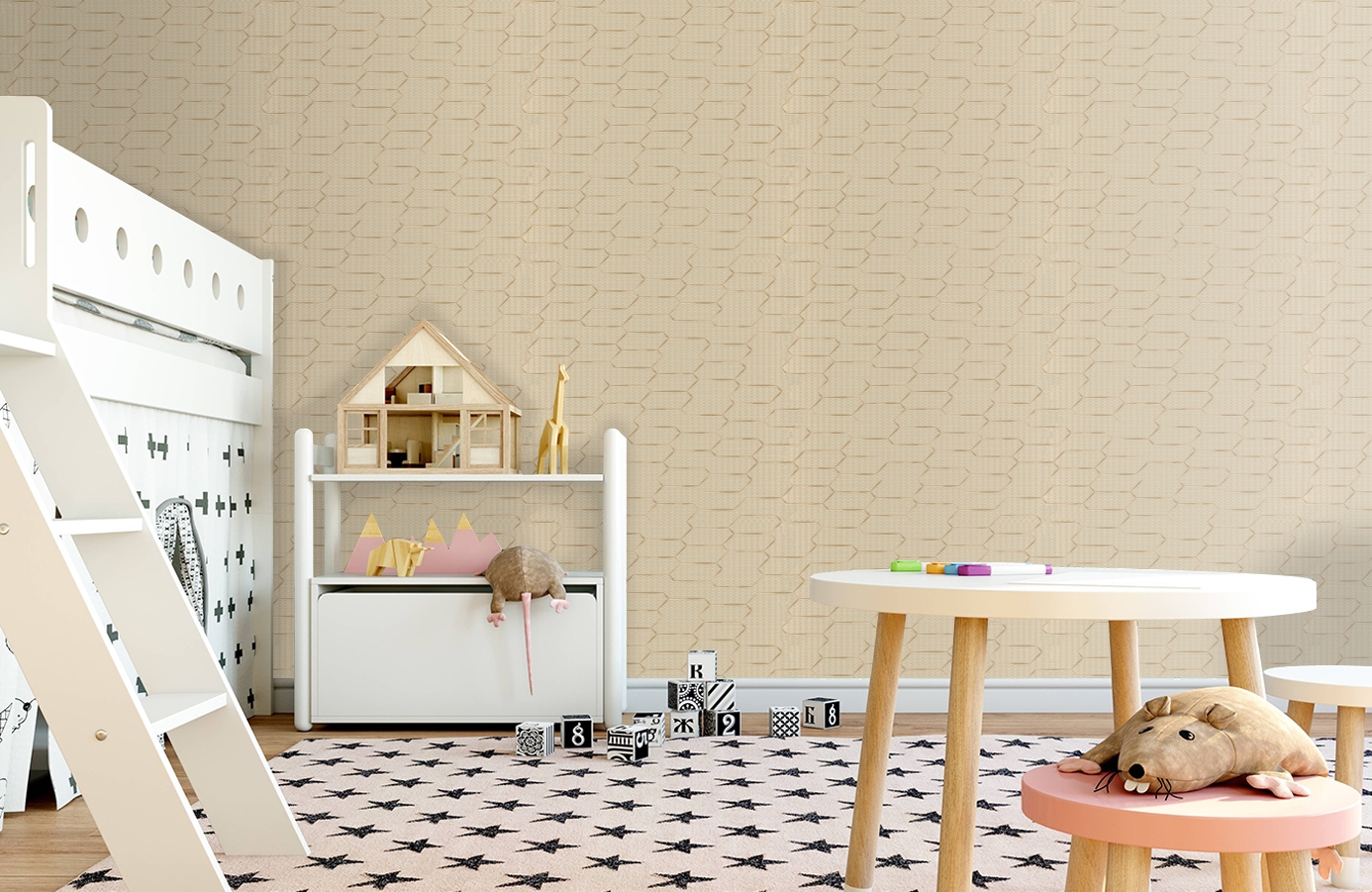 Обои Z12836 фото в интерьере детская