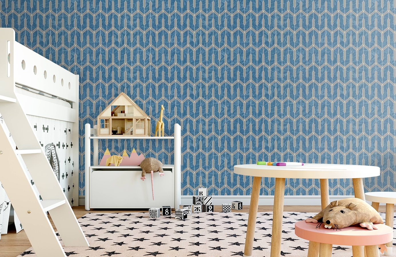 Обои Z44842 фото в интерьере детская