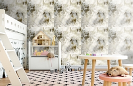 Обои 2 фото в интерьере детская превью