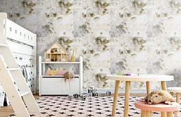 Обои 3 фото в интерьере детская превью