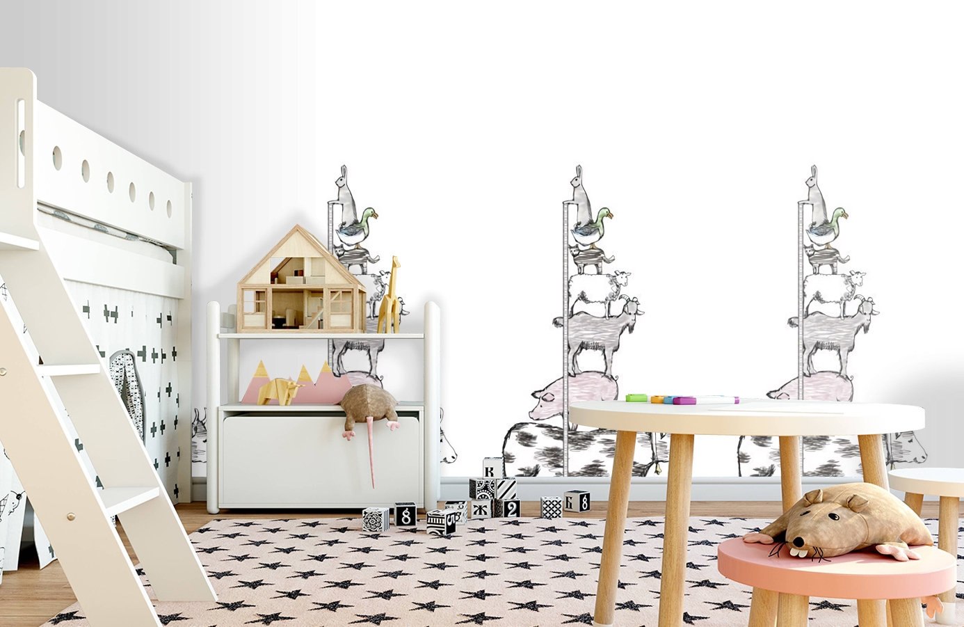 Обои P121102-2 фото в интерьере детская